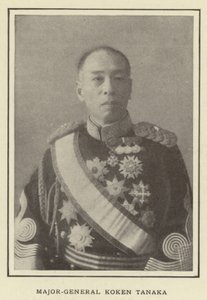 Major-General Koken Tanaka autorstwa Japanese Photographer