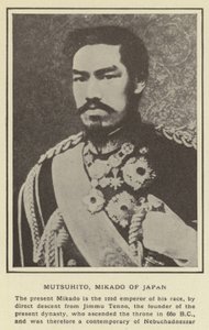 Mutsuhito, Mikado of Japan autorstwa Japanese Photographer