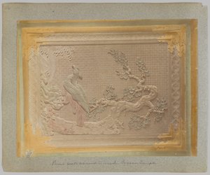 Panel ścienny Tōshō-gū, Nikko, Japonia (ręcznie kolorowane czarno-białe zdjęcie) autorstwa Japanese Photographer