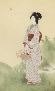 Japonka (chromolitho) autorstwa Japanese School