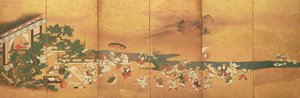 Chińskie dzieci bawiące się, okres Edo autorstwa Japanese School
