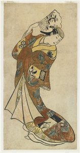 Handa Fujimurą? II w scenie tańca, lata 1720 autorstwa Japanese School