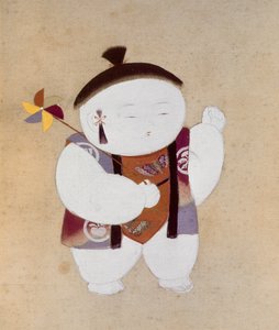 Gosho Ningyo (Lalka dworska: chłopiec), koniec XIX wieku
wiek (kolor na jedwabiu) autorstwa Japanese School