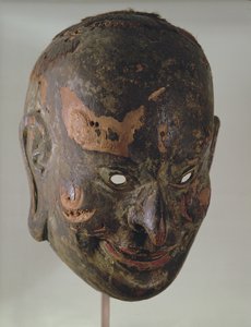 Głowa Devy, okres Nara (710-794) autorstwa Japanese School