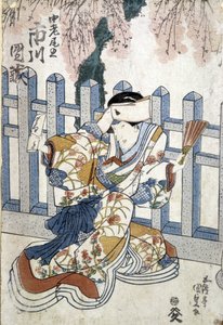 japoński druk: femme, b.d. autorstwa Japanese School