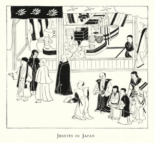 Jezuici w Japonii (lito) autorstwa Japanese School