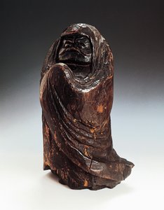 Statuetka przedstawiająca Darumę (Bodhidharmę, Założyciela i pierwszego patriarchę Zen) autorstwa Japanese School
