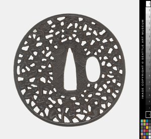 Tsuba: Sto małp autorstwa Japanese School