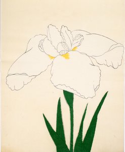 Tsuru-No-Kegoromo, nr 33, 1890 (kolorowa odbitka drzeworytnicza) autorstwa Japanese School