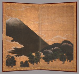 Widok na górę Fuji autorstwa Japanese School