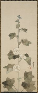 Malwy białe, okres Edo, 1615-1868 (atrament, odcień i złoto na papierze) autorstwa Japanese School