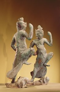 زاو ګونګین، د هیان دوره (794-1185) (د ګلټ برونزو) پولی