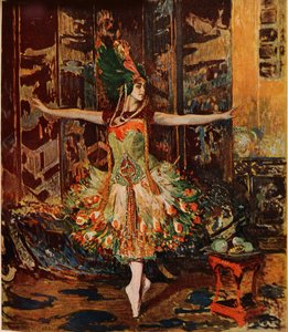 Tamara Karsavina. Okładka magazynu Jugend, 1914 autorstwa Jaques Èmile Blanche