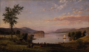 Jezioro Greenwood, New Jersey, 1866 autorstwa Jasper Francis Cropsey