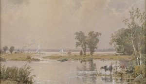 Hackensack Meadows autorstwa Jasper Francis Cropsey