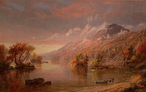 Jezioro George autorstwa Jasper Francis Cropsey