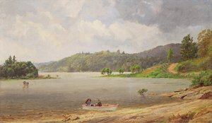 Nad jeziorem Wawayanda, New Jersey autorstwa Jasper Francis Cropsey