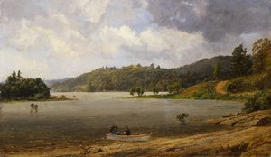 Nad jeziorem Wawayanda, New Jersey, 1873 autorstwa Jasper Francis Cropsey
