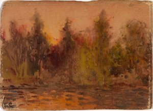 Bez tytułu, ca. 1875-1880. autorstwa Jasper Francis Cropsey