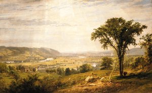 Wyoming Valley, Pensylwania, 1864. autorstwa Jasper Francis Cropsey