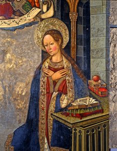 Zwiastowanie, 1457 (tempera na drewnie) autorstwa Jaume the elder Ferrer