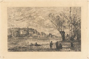 Miasto Avray autorstwa Jean-Baptiste-Camille Corot