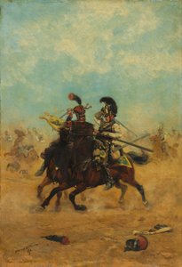 Walka o kolory autorstwa Jean Baptiste Edouard Detaille