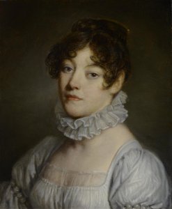 Portret młodej kobiety autorstwa Jean-Baptiste Greuze