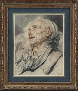 Studiuj dla głowy chromych autorstwa Jean-Baptiste Greuze