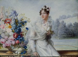 Księżniczka Tremoille (olej na płótnie) autorstwa Jean Baptiste Isabey