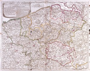 Francja (region: Nord-Pas-de-Calais), duża część Belgii (z wyjątkiem południowo-wschodniej), Holandia (Zelandia, Brabancja Północna)
