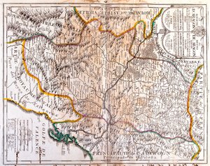 La Rioja, Nawarra, Aragonia, Katalonia, Wspólnota Walencka, Kastylia-La Mancha, Madryt, Kastylia i León, Hiszpania autorstwa Jean-Baptiste Nolin