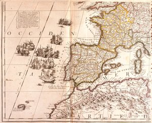 Hiszpania, Francja (z Korsyką), Belgia, Niemcy (kraje związkowe: Nadrenia Północna-Westfalia, południowa Dolna Saksonia, południowa Saksonia-Anhalt, Hesja, Turyngia, Saksonia, Nadrenia-Palatynat, Saara, Badenia-Wirtembergia, Bawaria), Luksemburg, Austria, 