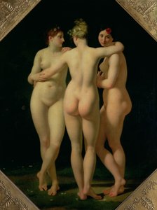 Trzy Gracje autorstwa Jean Baptiste Regnault