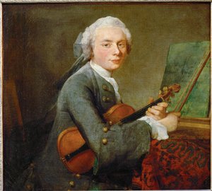 Le jeune homme au violon - młody mężczyzna ze skrzypcami ...