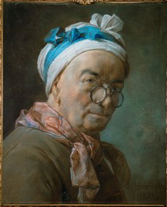 Autoportret Chardina z pince-nez ...