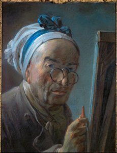 Autoportret Chardina z pince-nez ...
