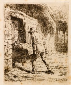 Człowiek z taczką autorstwa Jean Francois Millet