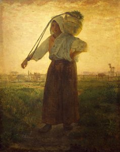 Norman dojarka w Greville autorstwa Jean Francois Millet