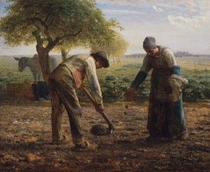 Sadzarki do ziemniaków autorstwa Jean-Francois Millet