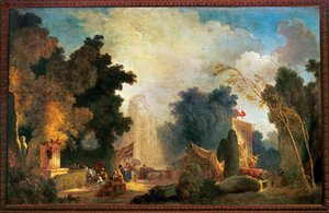 Eine Feier in St. Cloud von Jean-Honore Fragonard