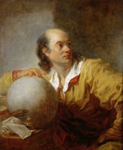 Joseph-Jerome Lefrancois Lalande (1732-1807) (olej na płótnie) autorstwa Jean Honore Fragonard