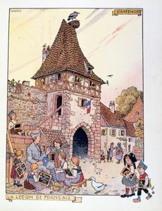 Powrót Alzacji do Francji ,1919 (ilustracja)