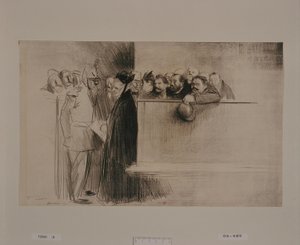 „Audiencja” (trzecia plansza) autorstwa Jean-Louis Forain