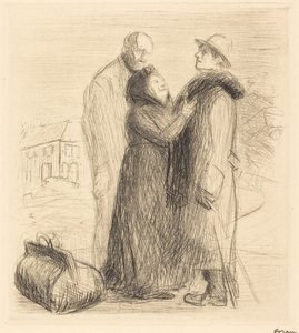 Odejście syna marnotrawnego (pierwsza plansza, w pionie) (The Departure of the Prodigal Son) (pierwsza plansza, w pionie)