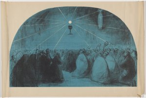 Lourdes, 1914, 25. Międzynarodowy Kongres Eucharystyczny autorstwa Jean-Louis Forain