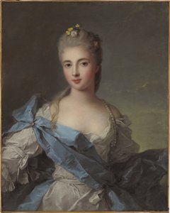 Portret księżnej La Rochefoucault (Louise Elisabeth de la Rochefoucault, księżna Enville autorstwa Jean Marc Nattier