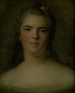 Portret Louise-Élisabeth z Francji, córki Ludwika XV „Mme Infante” autorstwa Jean-Marc Nattier
