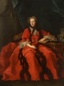 Portret królowej Marii Leszczyńskiej autorstwa Jean-Marc Nattier