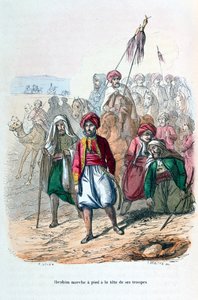Ibrahim Pasza maszerujący na czele swoich oddziałów, 1811-1818 1847
